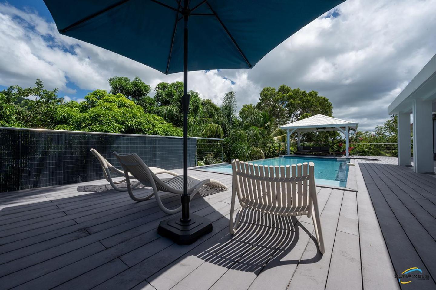 Villa Palm Diamond Jacuzzi&Piscine privés Le Diamant Kültér fotó